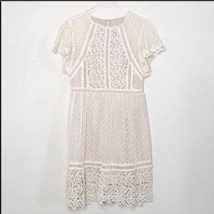 Ranna Gill Lace and Crochet Dress